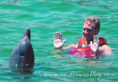 Andrew Robley meets Flipper